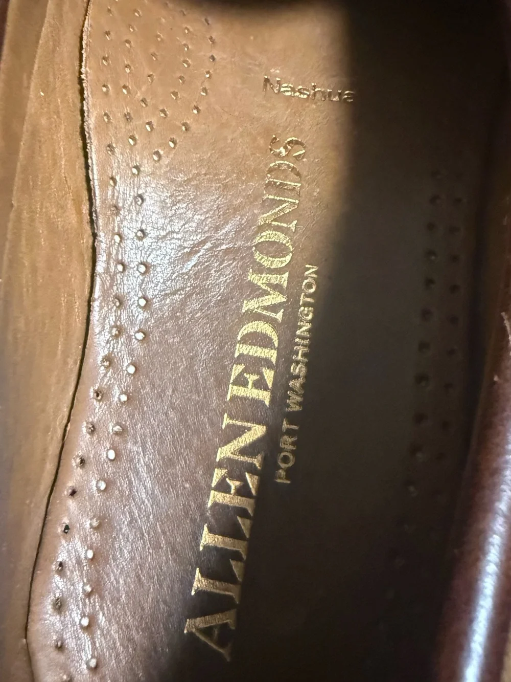 Leather tassel loafer, Allen Edmonds Nashua
